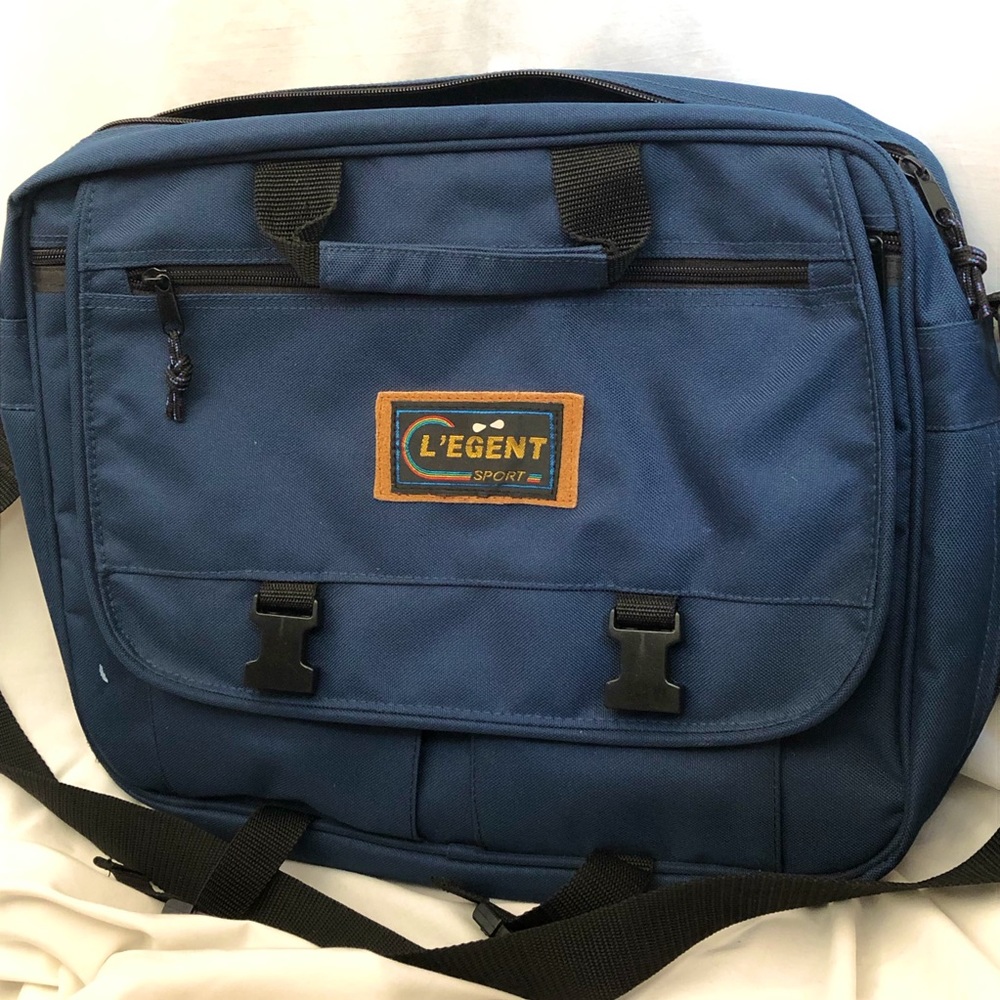 Navy L’Egent Computer/Book bag